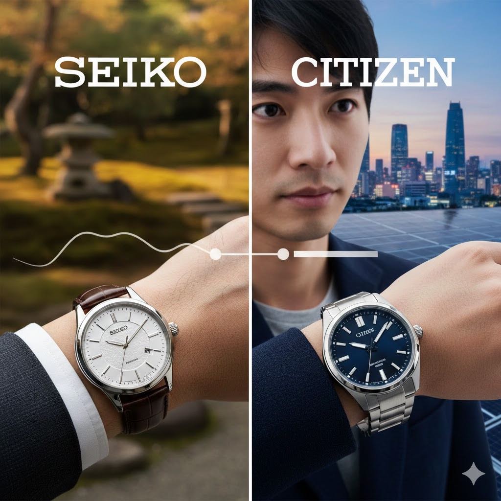 セイコーとシチズンどっちがいい？格や評判と寿命を徹底比較
