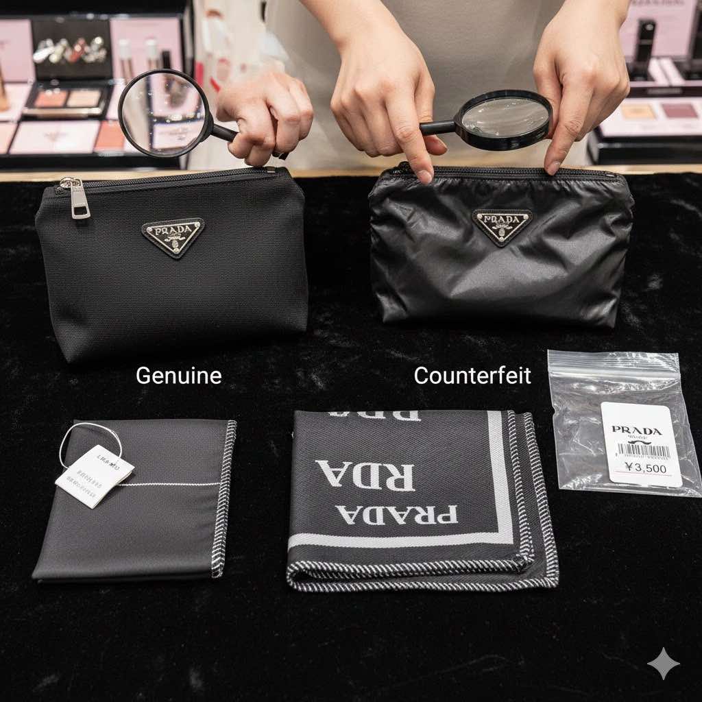 徹底解説！プラダノベルティ本物の見分け方と海外限定の偽物注意